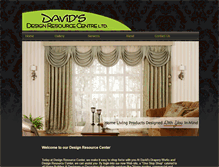 Tablet Screenshot of davidsdrapery.com